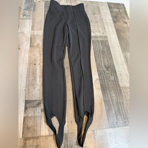 SNDYS Black Stirrup Leggings S Minimalist Chic High Waist Slim Stretch Pants